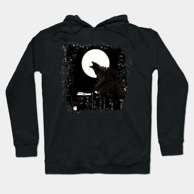 Godzilla T-Shirt Hoodie by Lamink